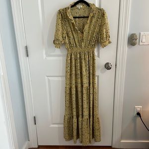 Max Studio floral Maxi Dress Size medium